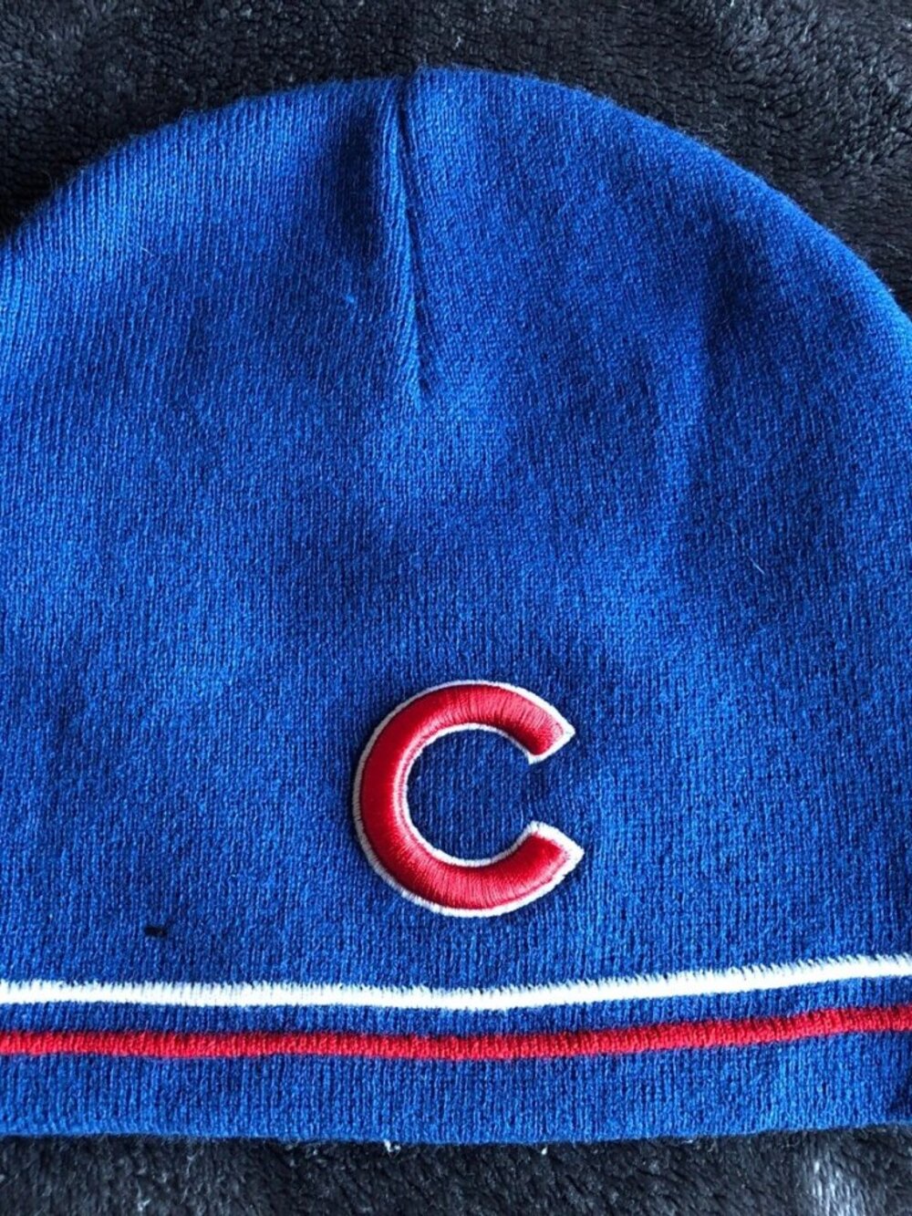 Chicago Cubs Beanie Hat New Era Authentic Collection Adult One Size Blue Cap MLB